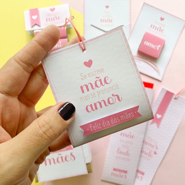 Brindes e Mimos Dia das Mães Para Imprimir Cortar e Montar