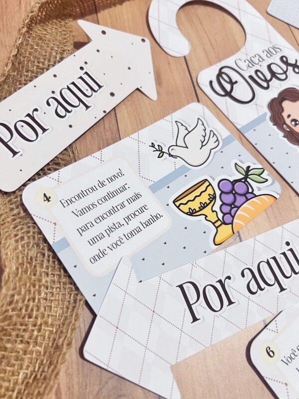 Caça aos Ovos Páscoa Cristã - Arquivo Digital - Imagem 3