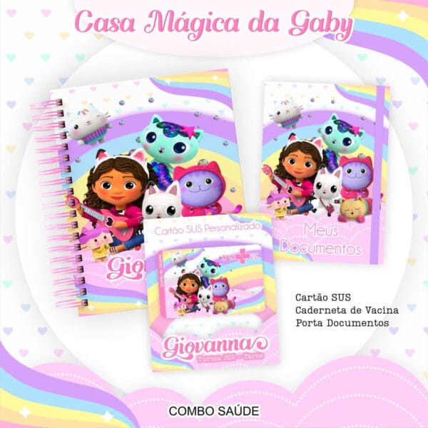 caderneta de saude a casa magica da gabby arquivo digital vacinacao