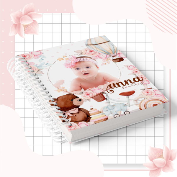 caderneta de saude brinquedos menina arquivo digital bebe