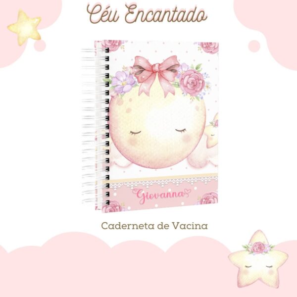 caderneta de saude ceu encantado arquivo digital papelaria personalizada
