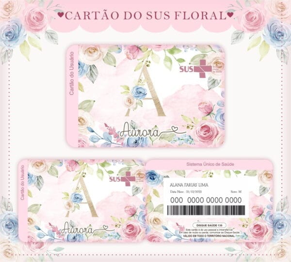 Caderneta de Saúde Floral Rosinha - Arquivo Digital