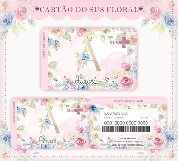 Caderneta de Saúde Floral Rosinha - Arquivo Digital - Imagem 4