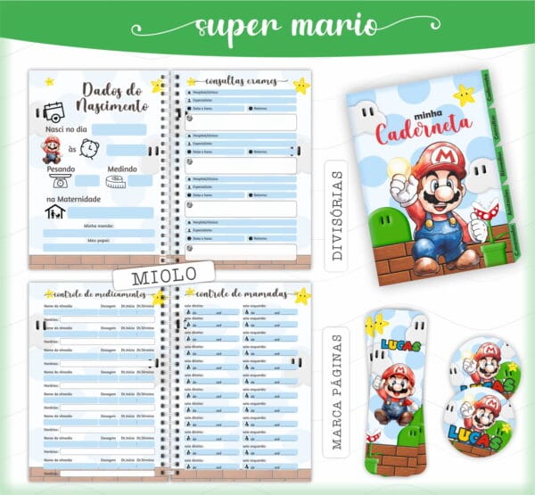 Caderneta de Saúde Mario Bros - Arquivo Digital - Imagem 2