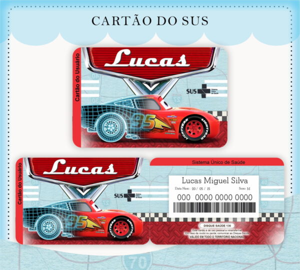 Caderneta de Vacina Carros - Arquivo Digital - Imagem 3