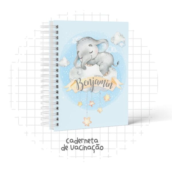 caderneta de vacina elefantinho cinza baby arquivo digital caderneta vacinas 1