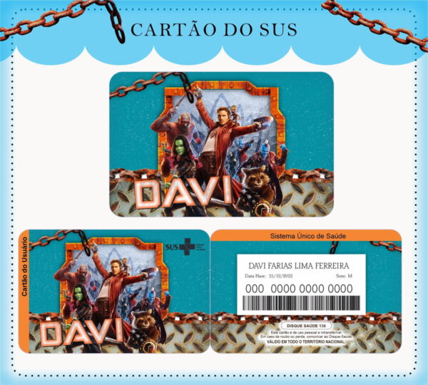 Caderneta de Vacina Guardiões da Galáxia - Arquivo Digital - Imagem 3