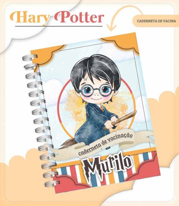 caderneta de vacina harry potter arquivo digital caderneta de vacina personalizada