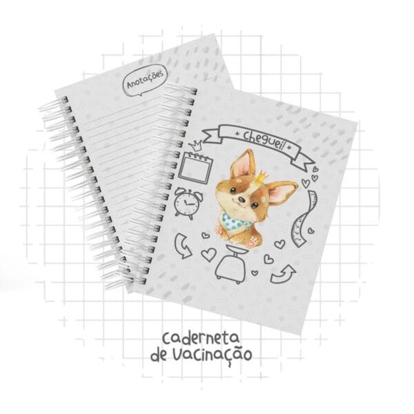 Caderneta de Vacina Infantil Cachorrinho - Arquivo Digital - Imagem 2