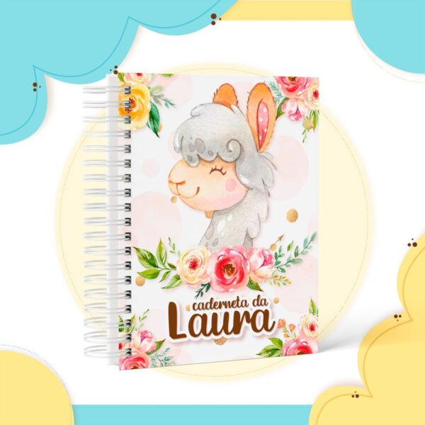 caderneta de vacina lhama arquivo digital caderneta personalizada 2