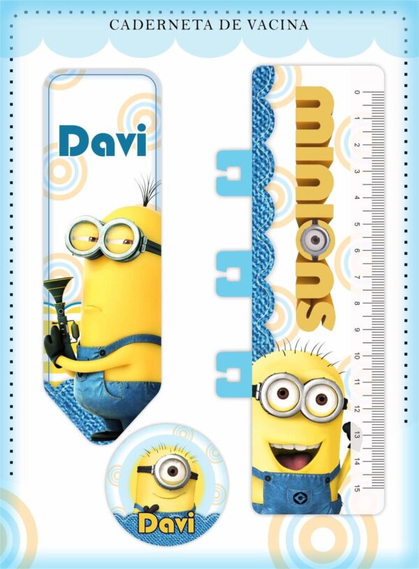 Caderneta de Vacina Minions - Arquivo Digital - Imagem 4