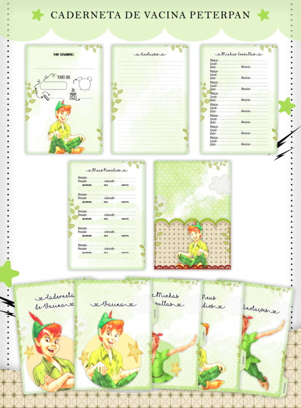 Caderneta de Vacina Peter Pan - Arquivo Digital - Imagem 2