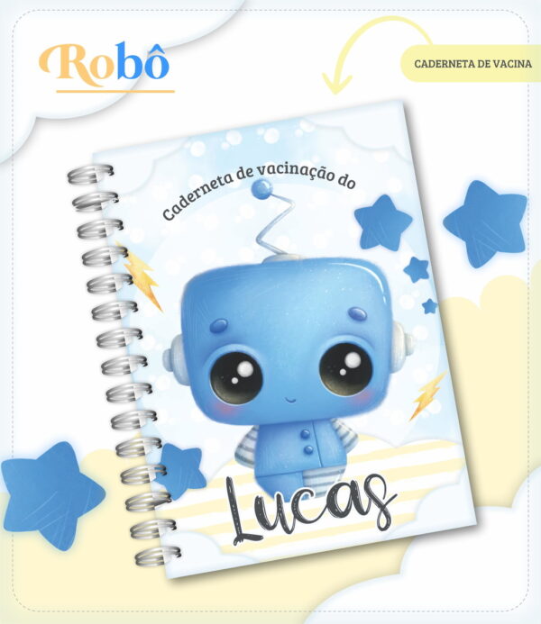 caderneta de vacina robo arquivo digital linha baby