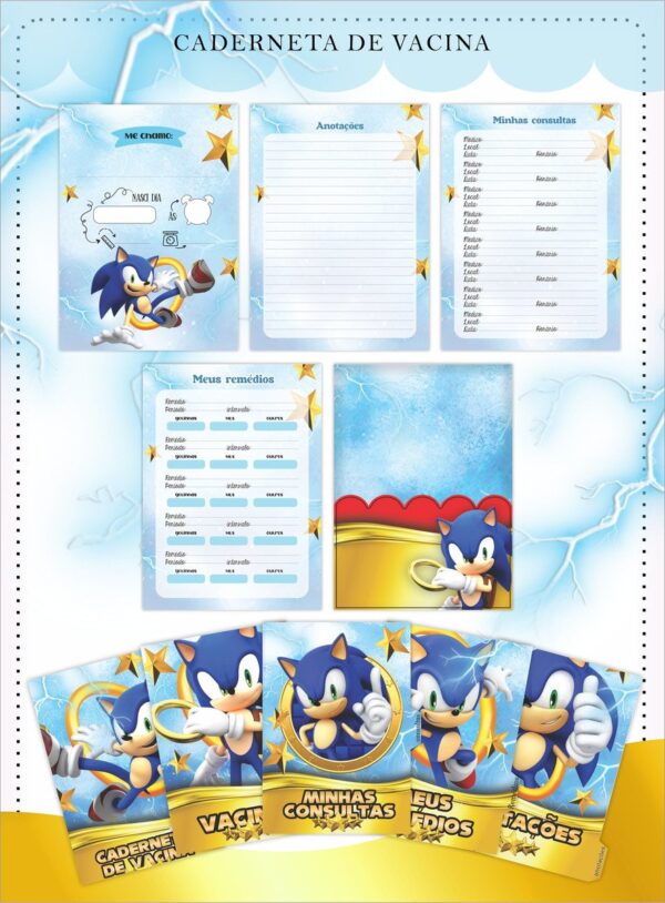 Caderneta de Vacina Sonic - Arquivo Digital - Imagem 2