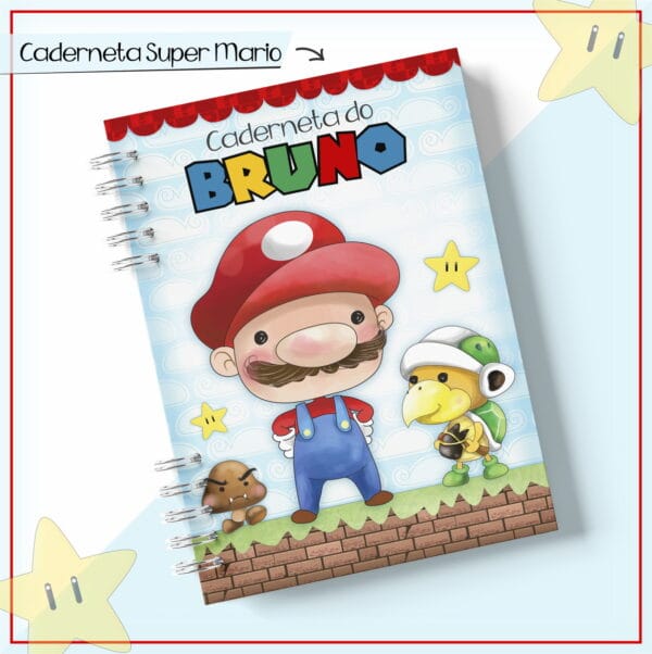 caderneta de vacina super mario cute arquivo digital caderneta de vacina super mario