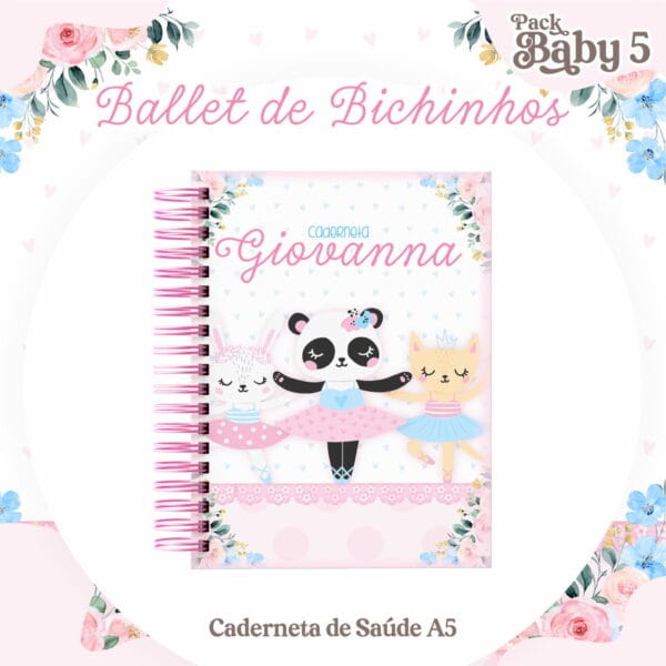caderneta de vacinacao ballet de bichinhos arquivo digital caderneta de vacinacao