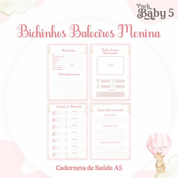 Caderneta de Vacinação Bichinhos Baloeiros - Arquivo Digital - Imagem 2