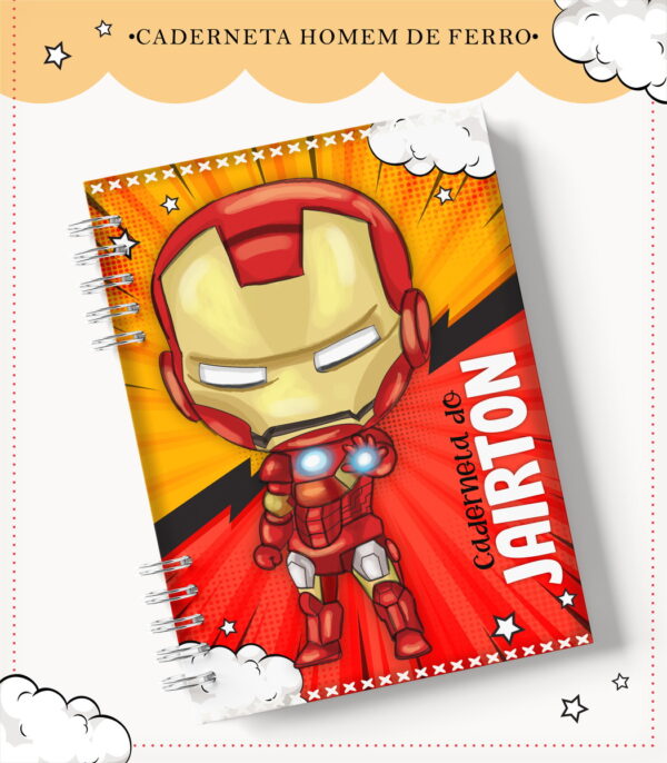 caderneta de vacinacao homem de ferro arquivo digital papel e scrapbook