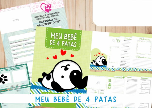 Caderneta Vacina e Registros Momentos - Dog Macho 3 - Imagem 2