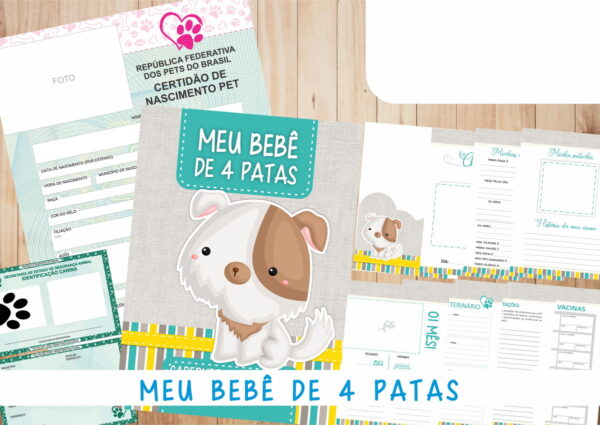 Caderneta Vacina e Registros Momentos - Dog Macho 5 - Imagem 2