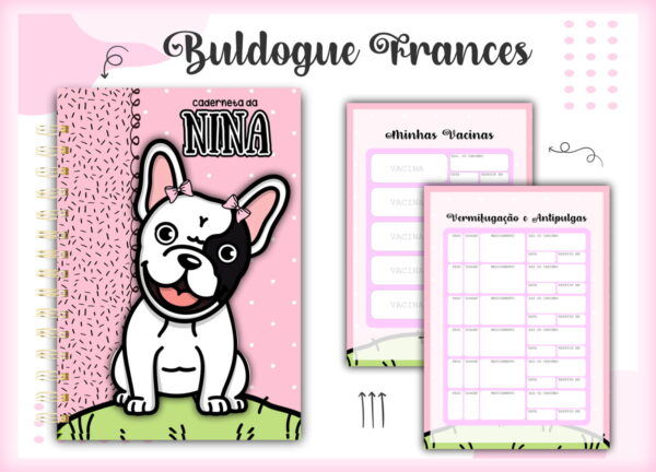 caderneta vacina pet buldogue frances arquivo digital informacoes