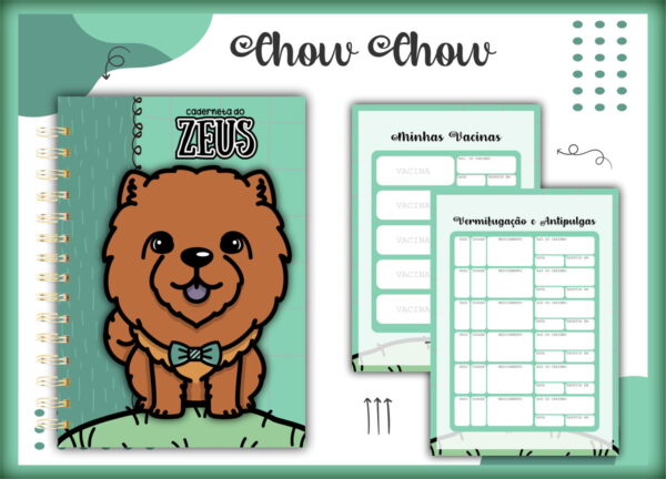 caderneta vacina pet chow chow macho arquivo digital caderneta vacinacao