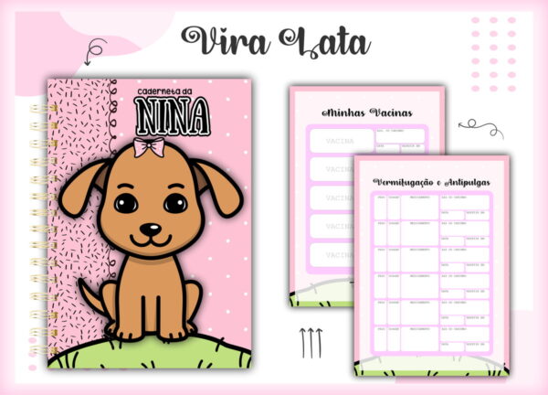 caderneta vacina pet vira lata caramelo arquivo digital informacoes