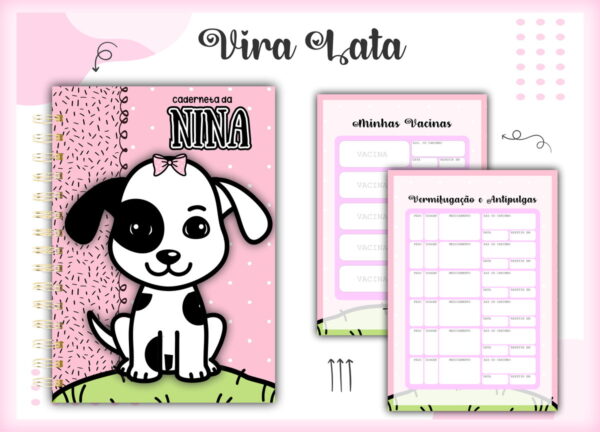 caderneta vacina pet vira lata p b arquivo digital caderneta vacina pet vira lata p