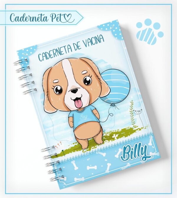 caderneta vacinacao pet cachorrinho arquivo digital coletiva