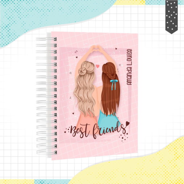 caderno a5 amizade arquivo digital arte digital