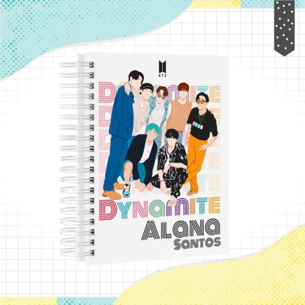 caderno a5 bts arquivo digital arte digital