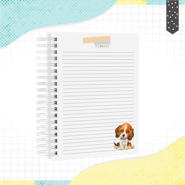 Caderno A5 Cachorrinho - Arquivo Digital - Imagem 3