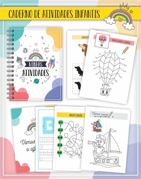 caderno atividades kids arquivo digital educacao