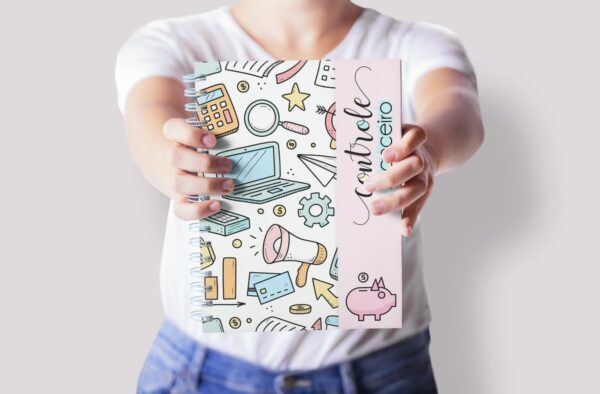 Caderno Controle Financeiro Feminino 03 - Arquivo Digital - Imagem 3