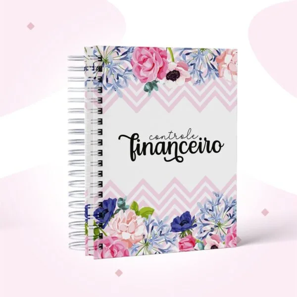 Caderno Controle Financeiro Feminino - Arquivo Digital