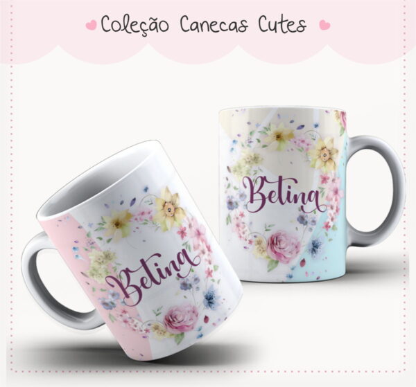 Caderno Cute Menina 12 - Arquivo Digital - Imagem 2