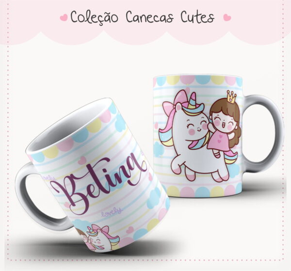 Caderno Cute Menina 6 - Arquivo Digital - Imagem 2