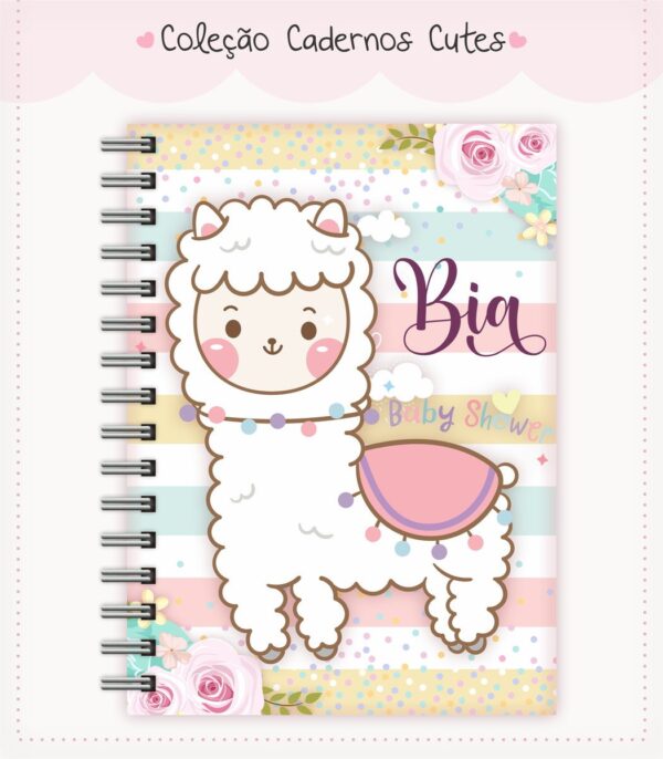 caderno cute menina 8 arquivo digital material escolar