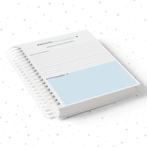 Caderno de Memórias Afetivas Azul - Arquivo Digital - Imagem 4
