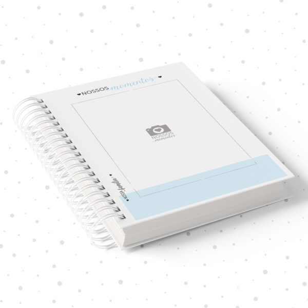 Caderno de Memórias Afetivas Azul - Arquivo Digital - Imagem 2