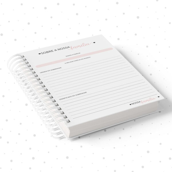 Caderno de Memórias Afetivas Rosa - Arquivo Digital - Imagem 3
