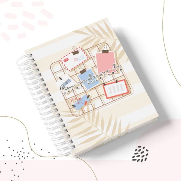 caderno de metas arquivo digital arte digital