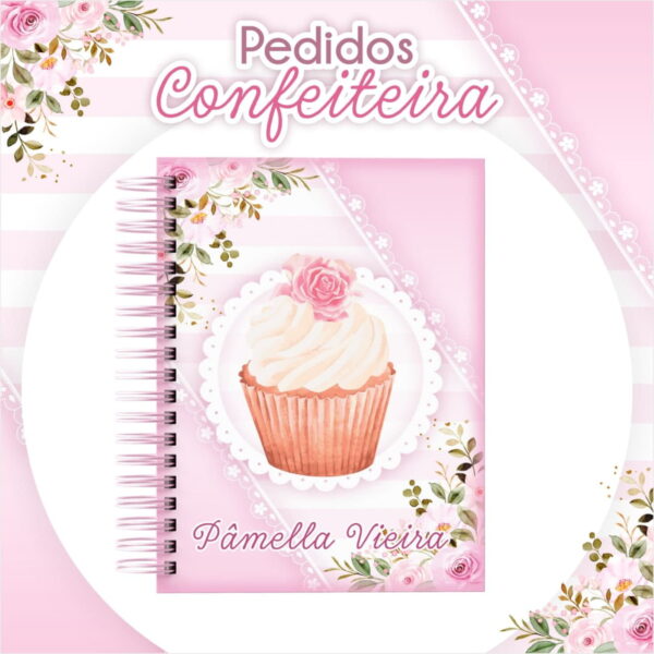 caderno de pedidos confeiteira arquivo digital agenda 2022