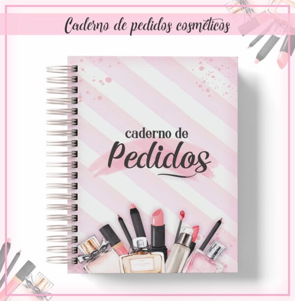 Caderno de pedidos Cosméticos - Arquivo Digital - Imagem 2