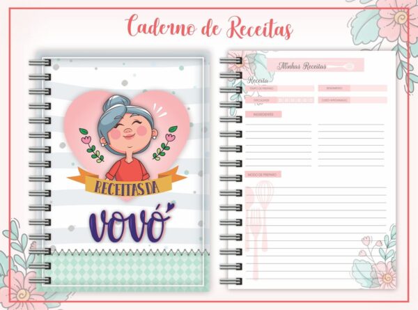 caderno de receitas vovo arquivo digital receitas 1
