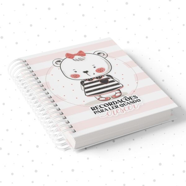Caderno de Recordações Menina - Arquivo Digital