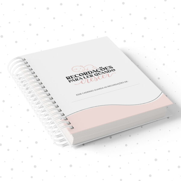 Caderno de Recordações Menina - Arquivo Digital - Imagem 3