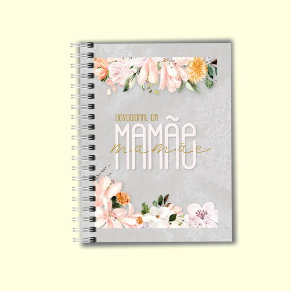 caderno devocional a5 mamae floral arquivo digital cristo