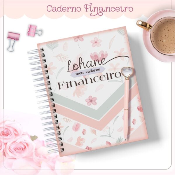 caderno financeiro arquivo digital planners