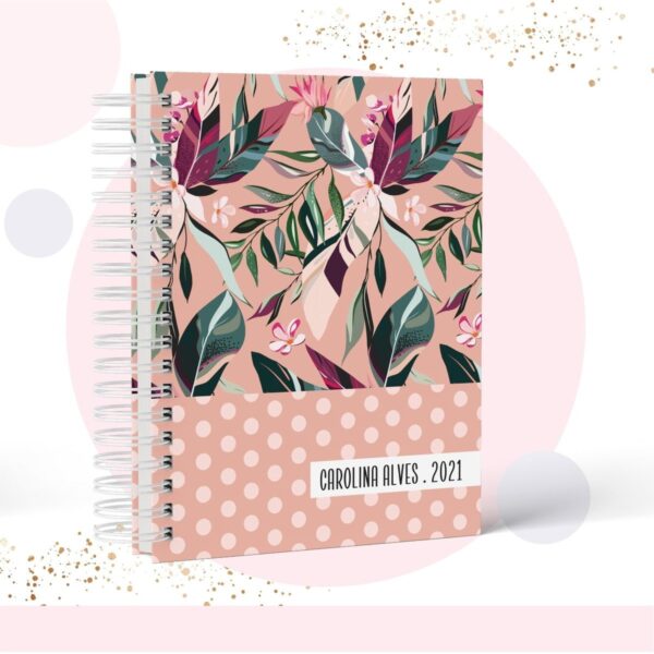 caderno floral modelo 2 arquivo digital caderno floral